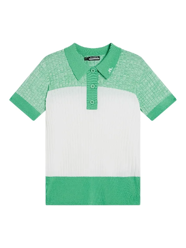 J Lindeberg Women's ACACIA KNITTED SHIRT-- Anti-Shrink Durable Soft