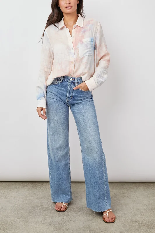 ELLIS SHIRT - DAYBREAK-- Sequined Glittery Shiny