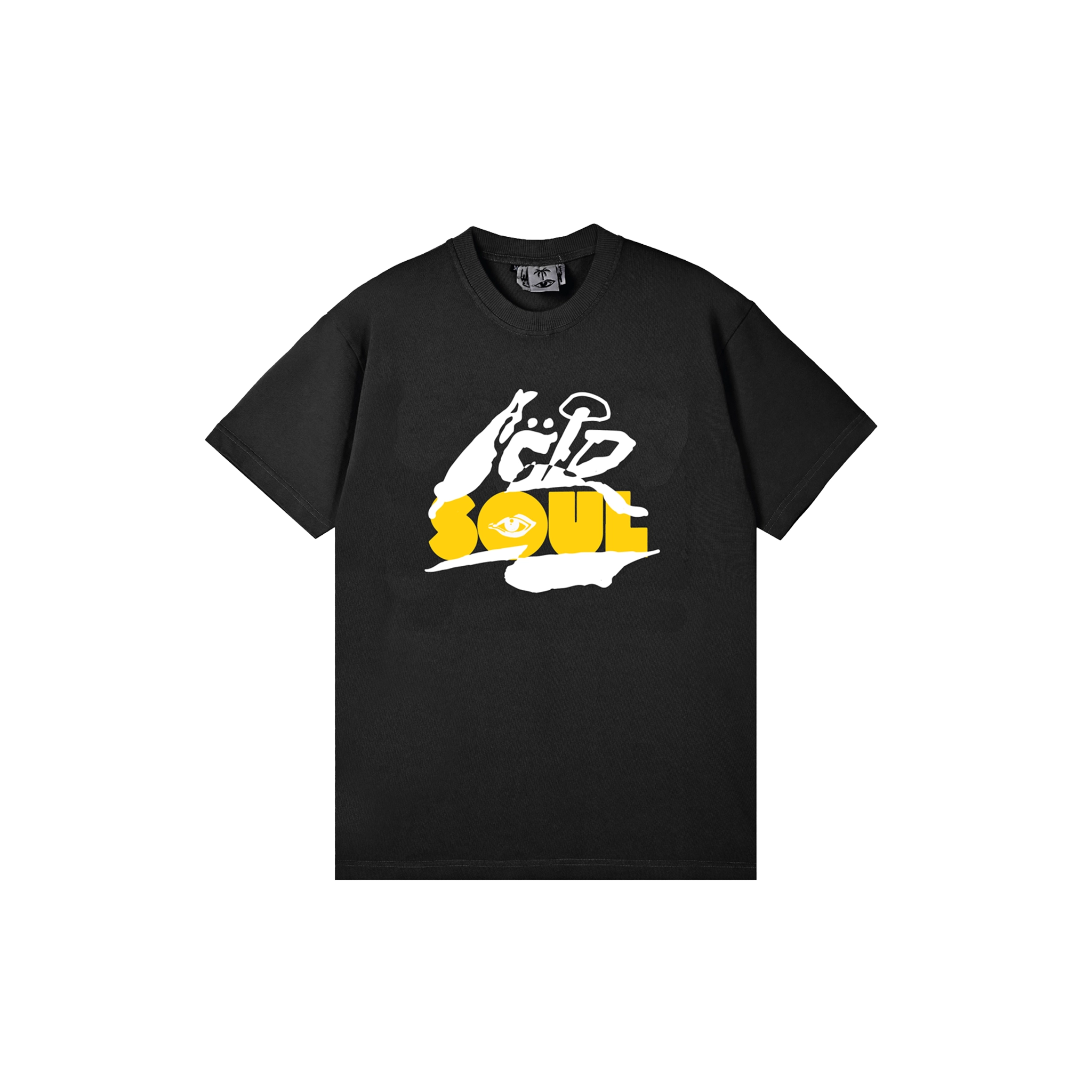 Woodensun Acid Soul - Light Material T-Shirt - Black-- Fitted T-Shirt Seamless Stretchy