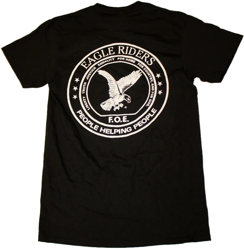 Eagle Riders Double Sided T-Shirt (#38)-- Chenille Blend Fleece Blend Nylon Blend