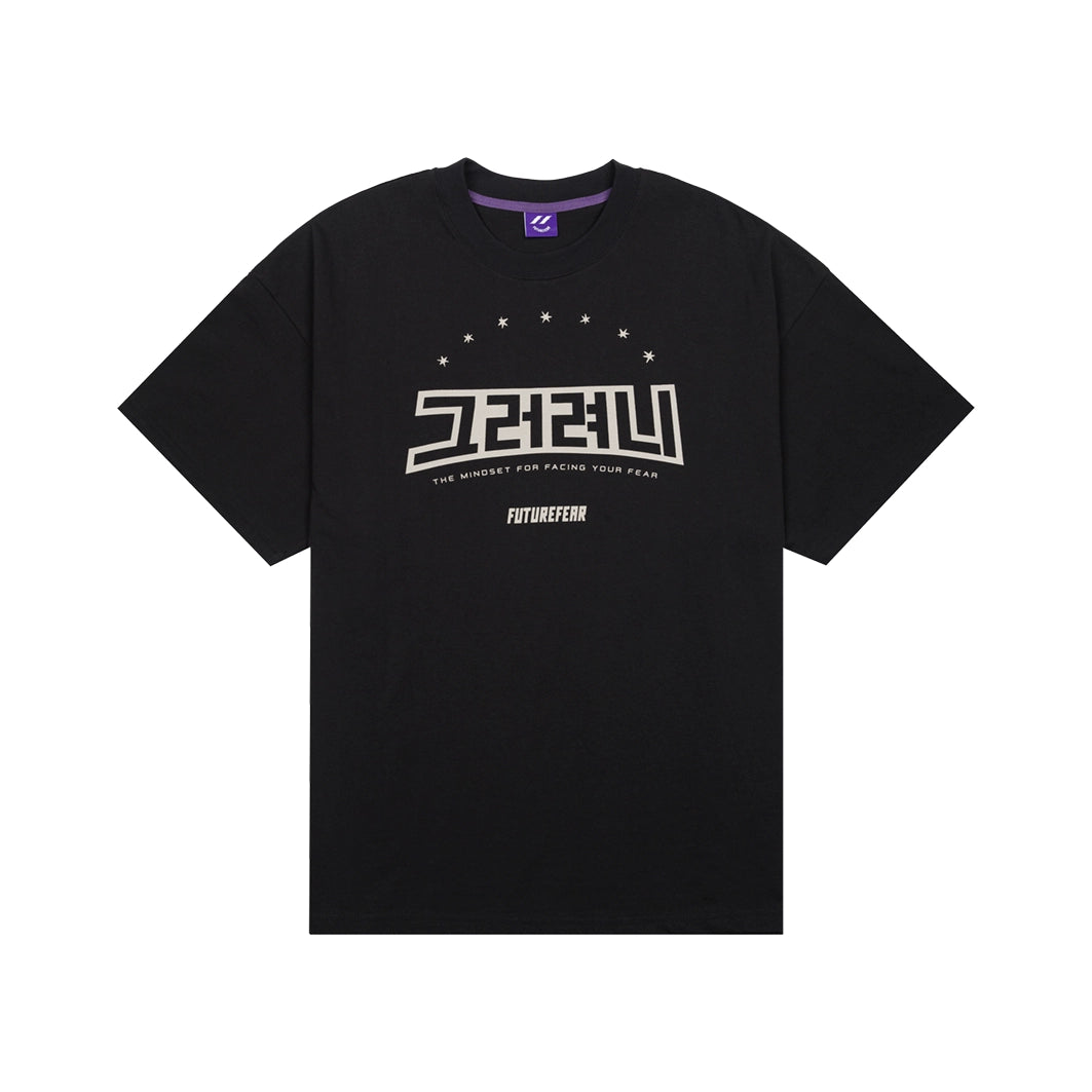FutureFear Mindset T-Shirt - Black-- Zippered Front Buttoned Front Snap Front