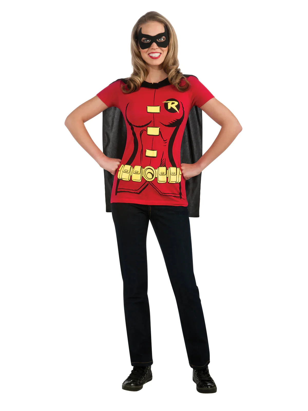 Robin T-Shirt Female Costume-- Welt Pockets Slit Pockets Flap Pockets
