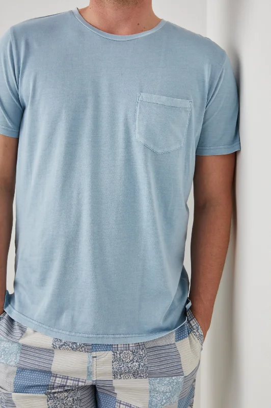 JOHNNY T-SHIRT - CAROLINA BLUE-- Cozy Warm Stylish