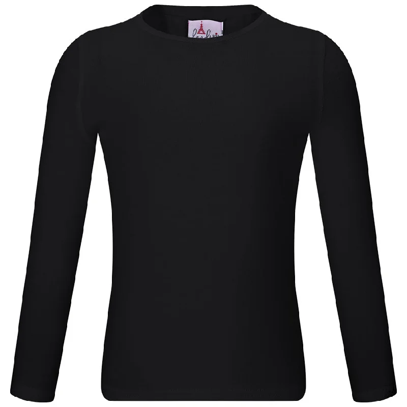 Ladies LandsKid Modal Crew Neck T-shirt-- Mesh Blend Leather Blend Suede Blend