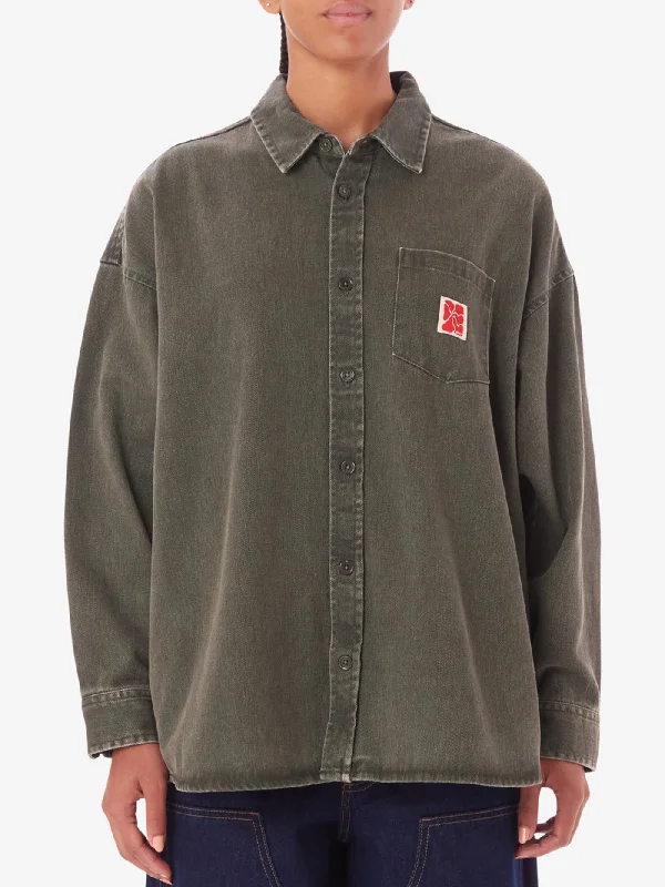 Jones Long Sleeve Buttondown Shirt-- Thin T-Shirt Open Front Quick Dry