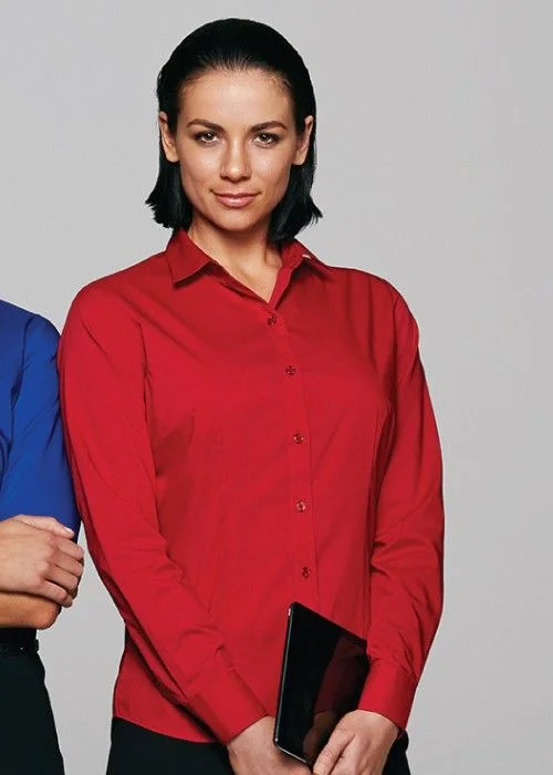 Aussie Pacific Mosman Lady Shirt Long Sleeve -(2903L)-- Satin Fabric Silk Fabric Chiffon Fabric