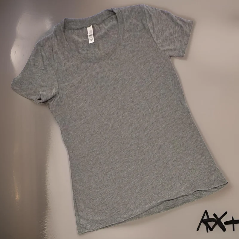 *BELLA CANVAS* ~GREY~ LIGHTWEIGHT T-SHIRTS FOR WOMEN-- Hooded Caped Shawl Collar
