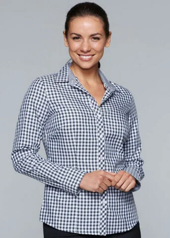 Aussie Pacific Brighton Lady Shirt Long Sleeve (2909L) -- Basic T-Shirt Crew Neck Short Sleeve