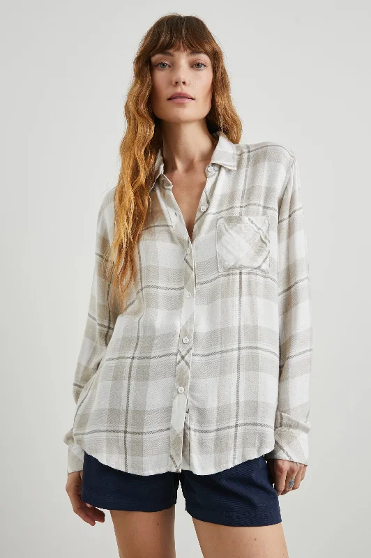 HUNTER SHIRT - IVORY BIRCH-- Nylon Fabric Polyester Fabric Spandex Fabric