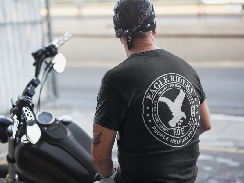 Eagle Riders T-Shirt (Back) (#31)-- Sequined Glittery Shiny