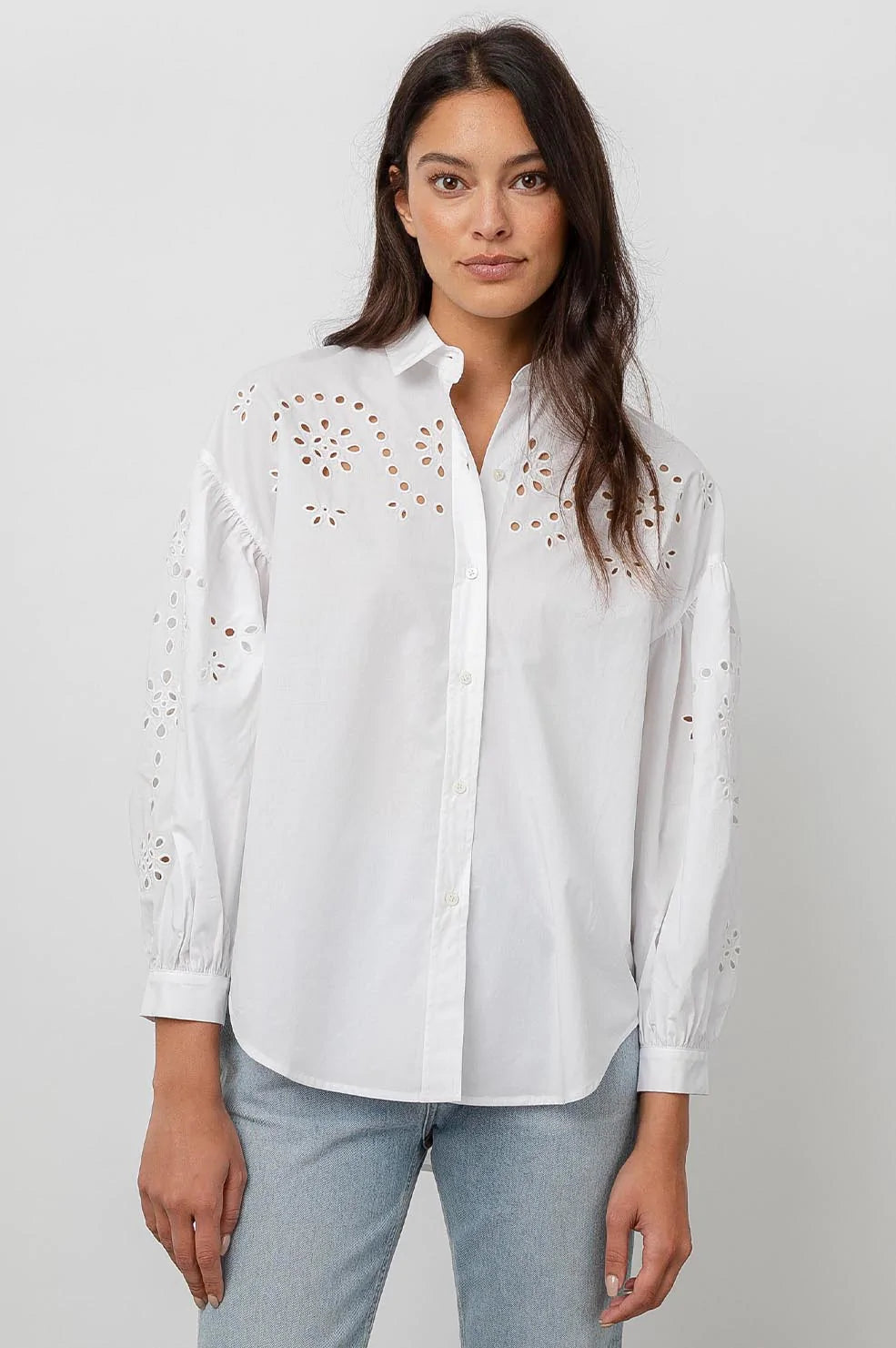 ALISTER SHIRT - WHITE-- Fitted T-Shirt Seamless Stretchy