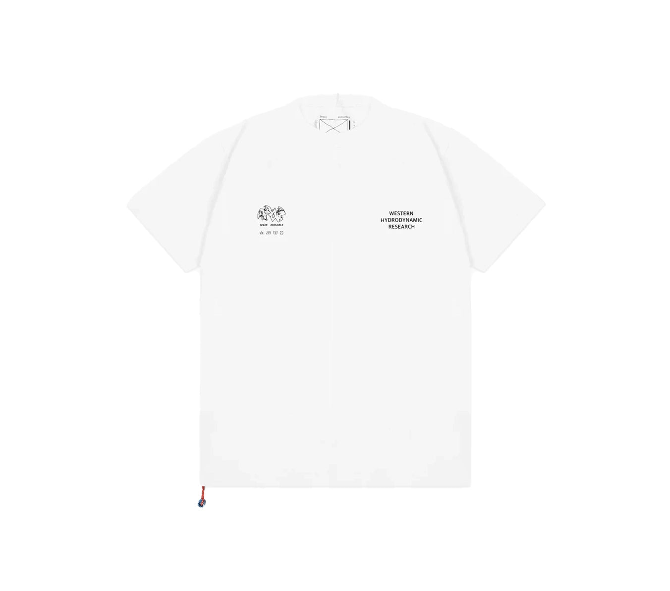 Space Available X Western Hydrodynamics Research Logo T-shirt - White-- Fitted T-Shirt Seamless Stretchy Space Available X Western Hydrodynamics Research Logo T-shirt - White-- Fitted T-Shirt Seamless Stretchy