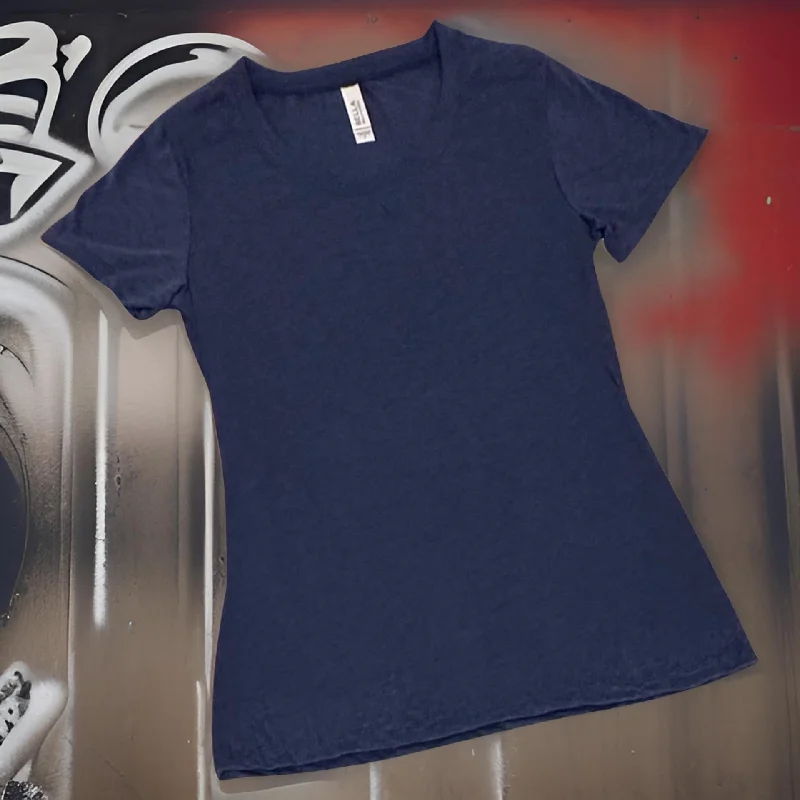 *BELLA CANVAS* ~NAVY BLUE~ T-SHIRTS FOR WOMEN (LIGHTWEIGHT)-- Casual Formal Business