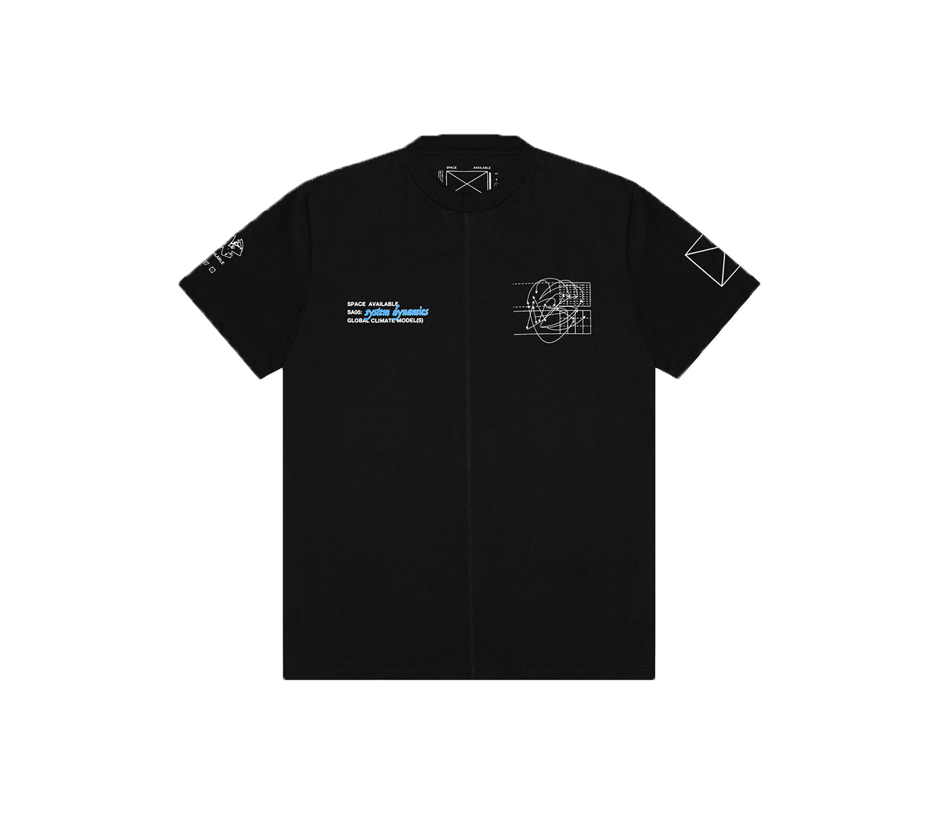 Space Available System Dynamics T-shirt - Black-- Oversized T-Shirt Spandex breathable Space Available System Dynamics T-shirt - Black-- Oversized T-Shirt Spandex breathable