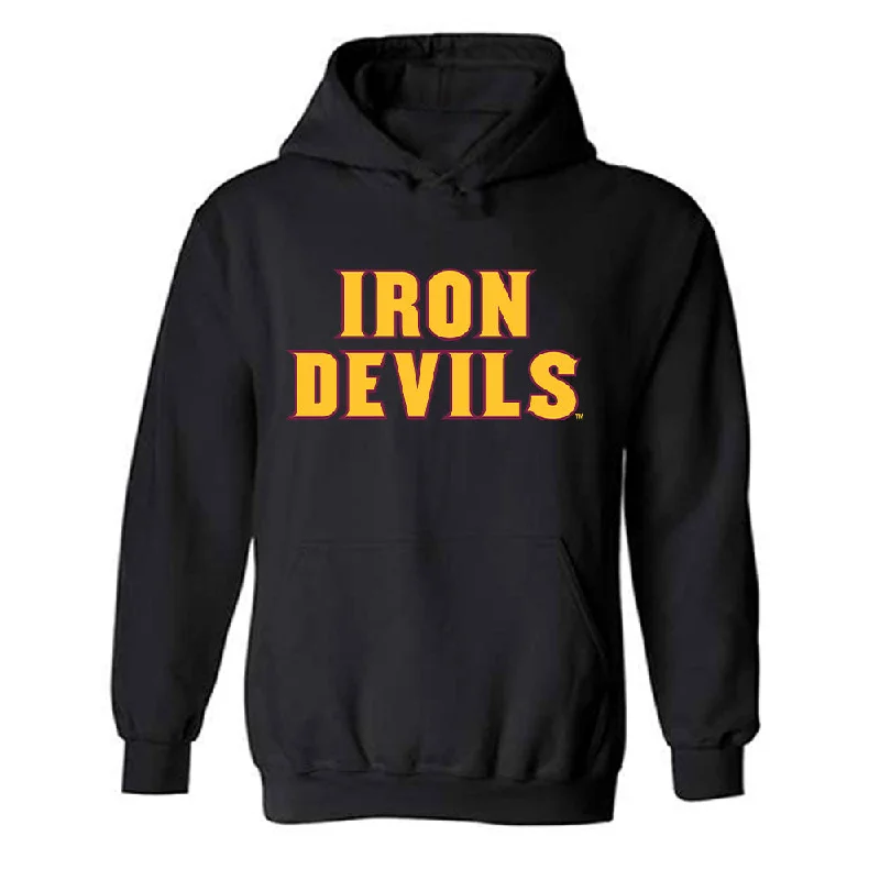 Arizona State - NCAA Women's Basketball : Jyah LoVett - Replica Shersey Hooded Sweatshirt Hoodie with Batwing Sleeves Loose Dramatic