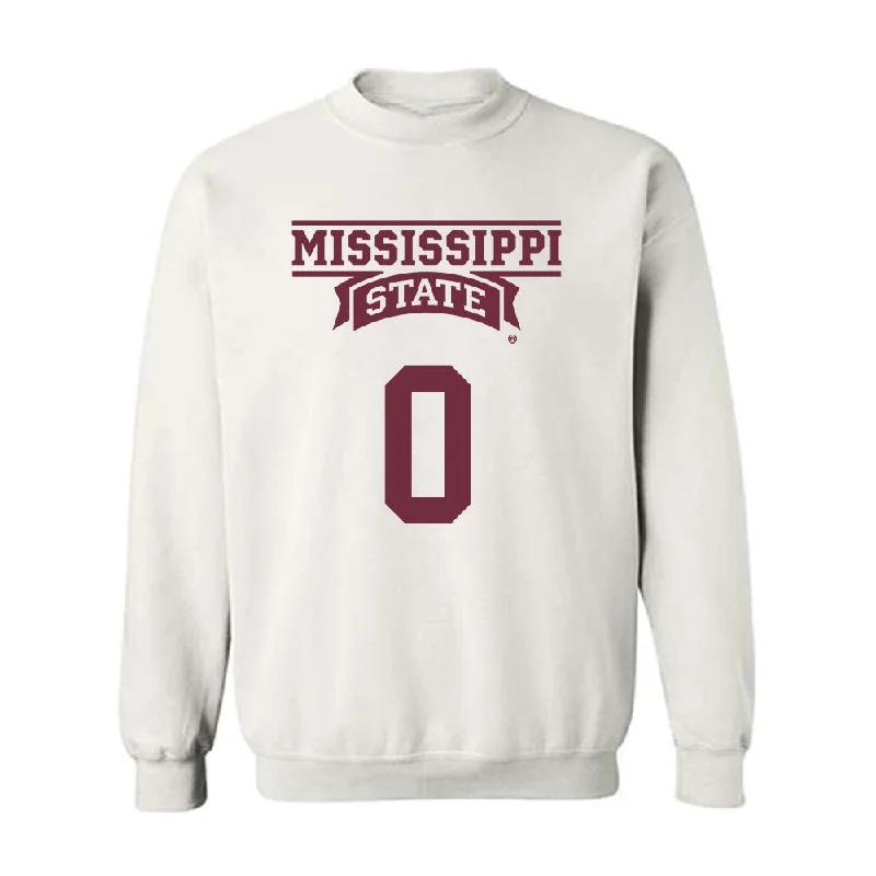 Mississippi State - NCAA Women's Basketball : Denim DeShields - Classic Shersey Crewneck Sweatshirt Hoodie with Ribbed Hem Stretchable Secure Mississippi State - NCAA Women's Basketball : Denim DeShields - Classic Shersey Crewneck Sweatshirt Hoodie with Ribbed Hem Stretchable Secure