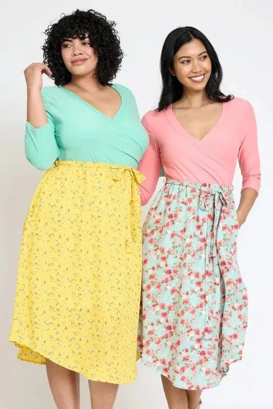 Plus Spring Quarter Sleeve Sash Dress Tunics Hiking breathable