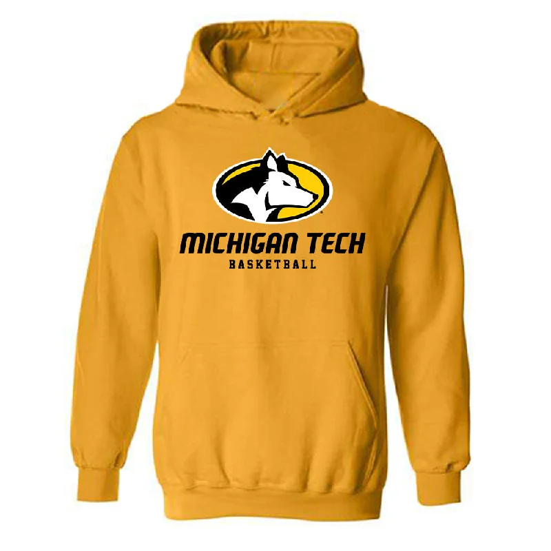 Michigan Tech - NCAA Women's Basketball : Alyssa Wypych - Classic Shersey Hooded Sweatshirt Hoodie Dress Longline Feminine