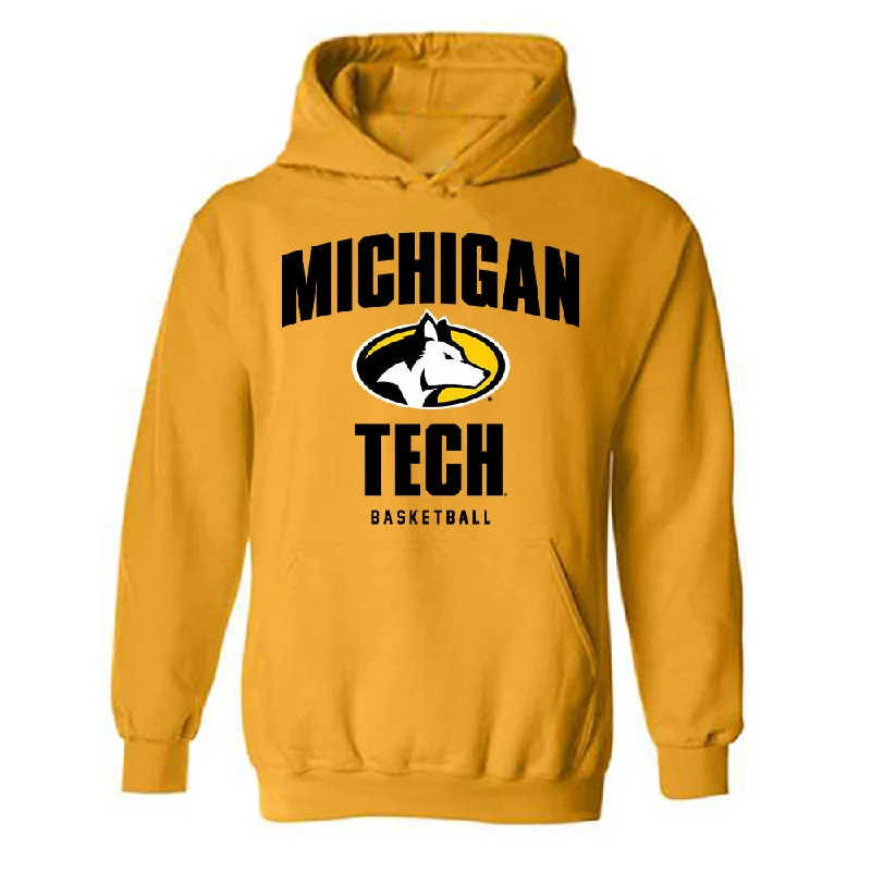 Michigan Tech - NCAA Women's Basketball : Alyssa Wypych - Classic Shersey Hooded Sweatshirt Hoodie with Side Slits Relaxed Casual Michigan Tech - NCAA Women's Basketball : Alyssa Wypych - Classic Shersey Hooded Sweatshirt Hoodie with Side Slits Relaxed Casual