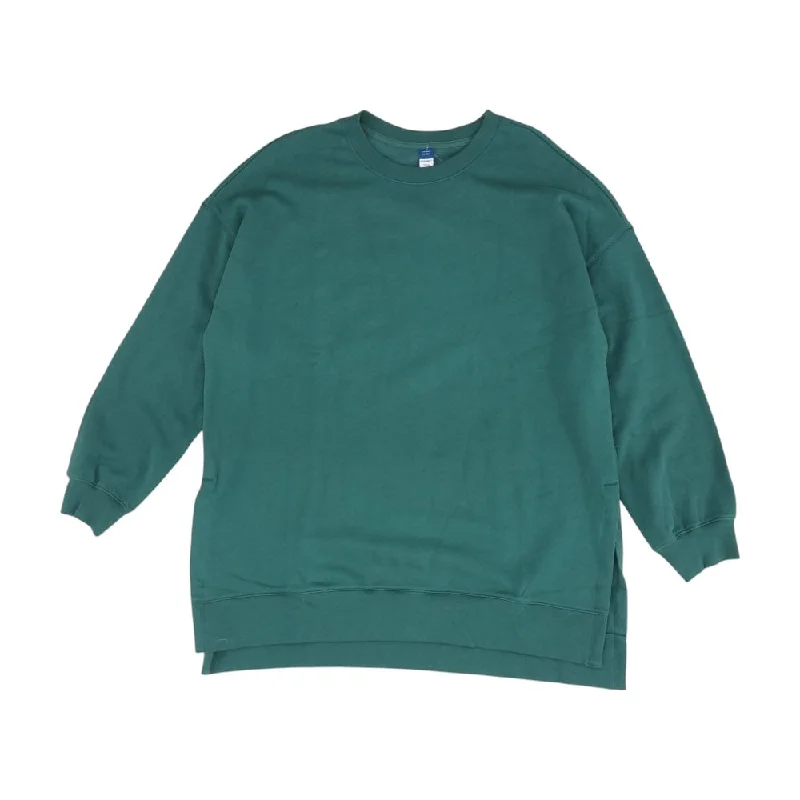 Green Solid Sweatshirt Hoodie with Neon Bright Vibrant