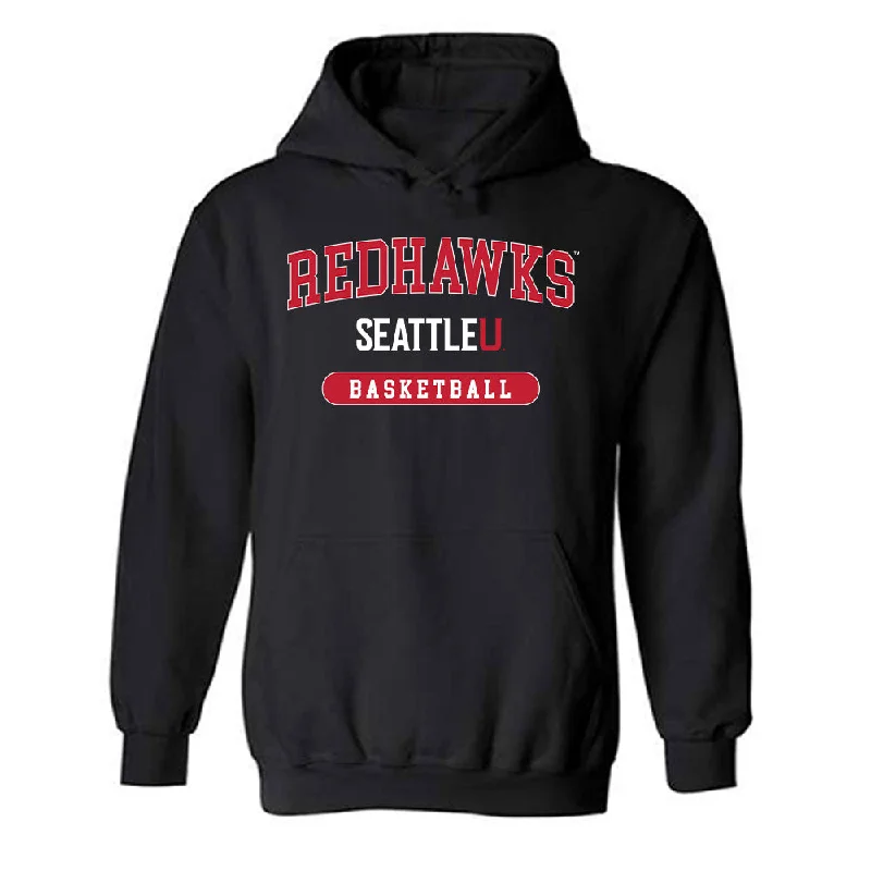 Seattle - NCAA Women's Basketball : Christeina Bryan - Classic Shersey Hooded Sweatshirt Hoodie with Batwing Sleeves Loose Dramatic