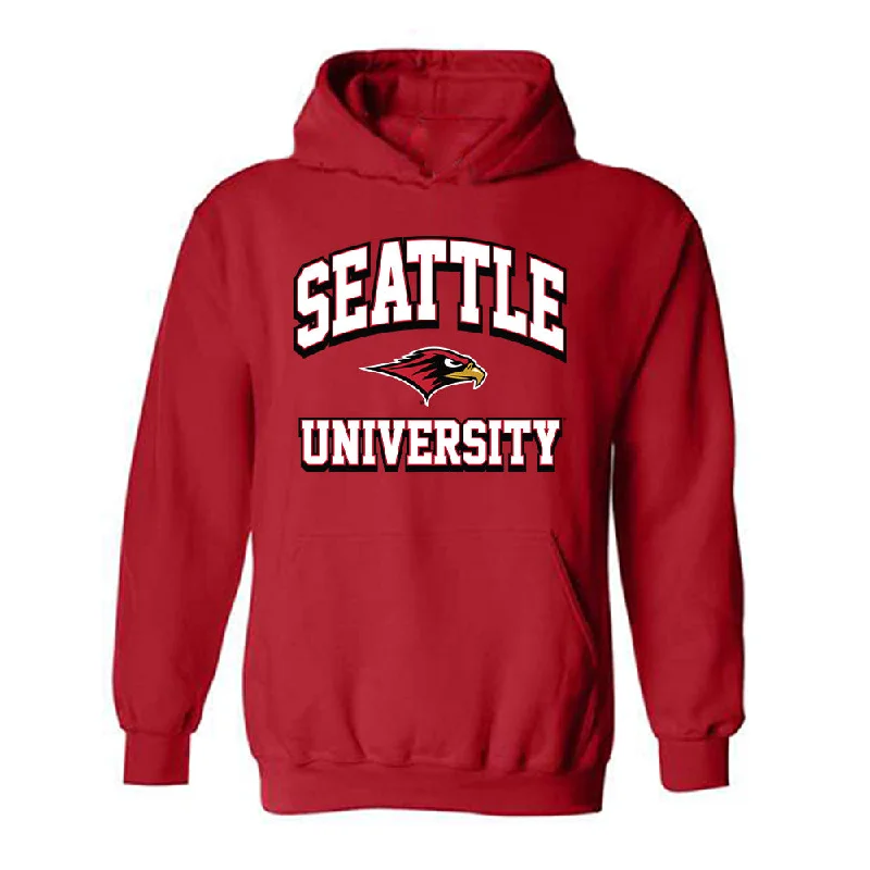 Seattle - NCAA Women's Basketball : Christeina Bryan - Classic Shersey Hooded Sweatshirt Hoodie with Ribbed Neckline Snug Warm