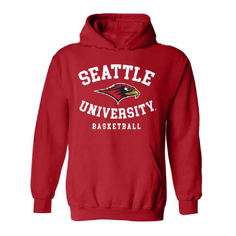 Seattle - NCAA Women's Basketball : Christeina Bryan - Classic Shersey Hooded Sweatshirt Hoodie with Full-Zip Functional Layering