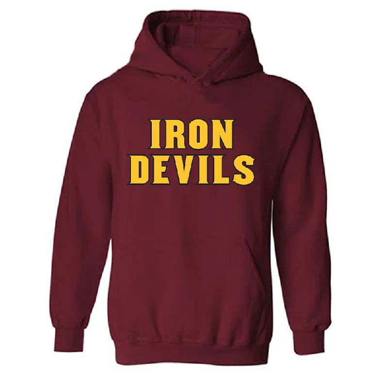 Arizona State - NCAA Women's Basketball : Jyah LoVett - Replica Shersey Hooded Sweatshirt Hoodie with Neon Bright Vibrant