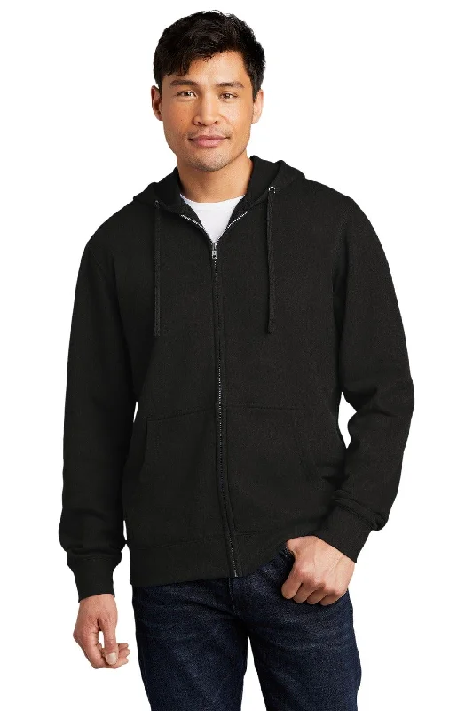 District V.I.T.Fleece Full-Zip Hoodie DT6102 Hoodie with Hood Adjustable Protection