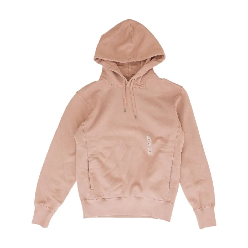 Pink Solid Hoodie Hoodie with Back Slit Movement Comfort