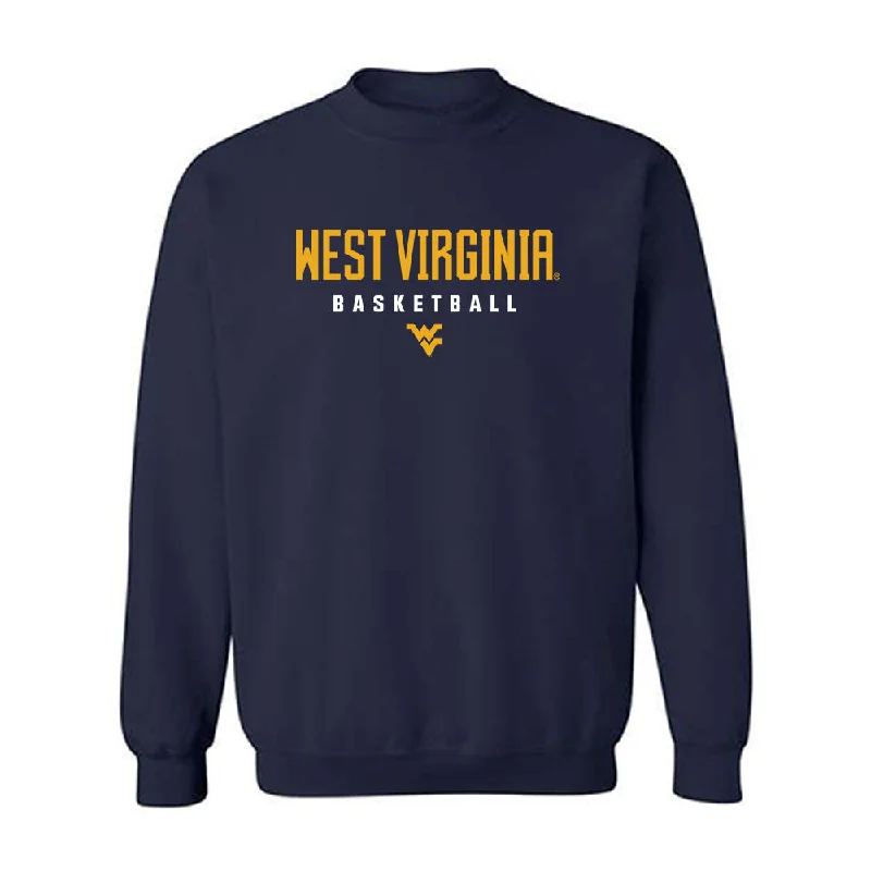 West Virginia - NCAA Women's Basketball : Kylee Blacksten - Classic Shersey Crewneck Sweatshirt Hoodie with Drawstring Waist Adjustable Fitted