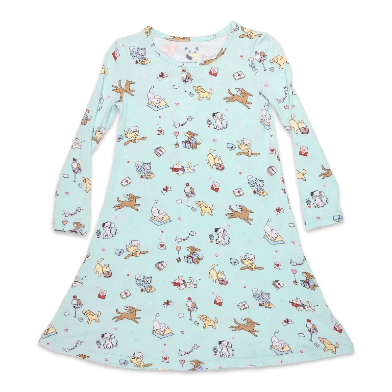 Puppy Love Girls Bamboo Dress Tunics Luxurious high-end