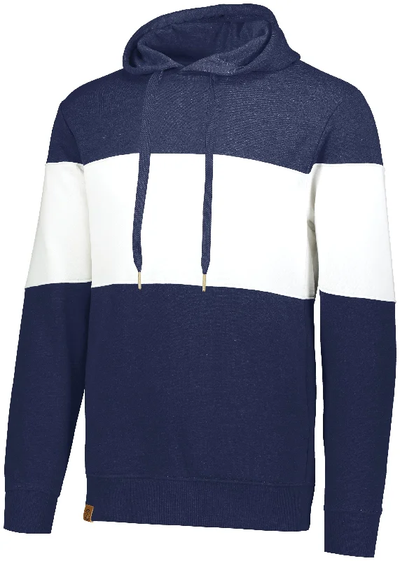 NAVY HEATHER/WHITE