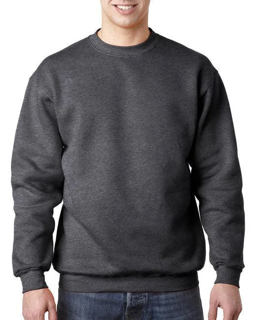 Bayside Adult 9.5 oz., 80/20 Heavyweight Crewneck Sweatshirt BA1102 Cotton Hoodie Fleece Lining Warmth Bayside Adult 9.5 oz., 80/20 Heavyweight Crewneck Sweatshirt BA1102 Cotton Hoodie Fleece Lining Warmth