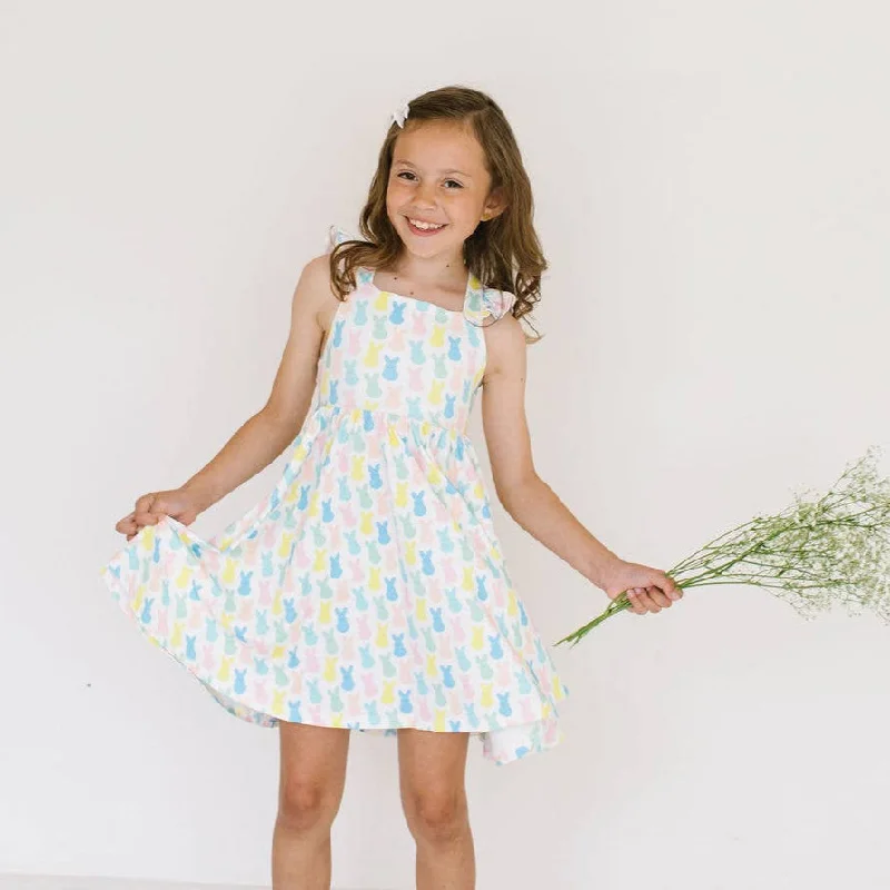 Rosita Dress in Marshmallow Bunny Tunics Practical easy-care