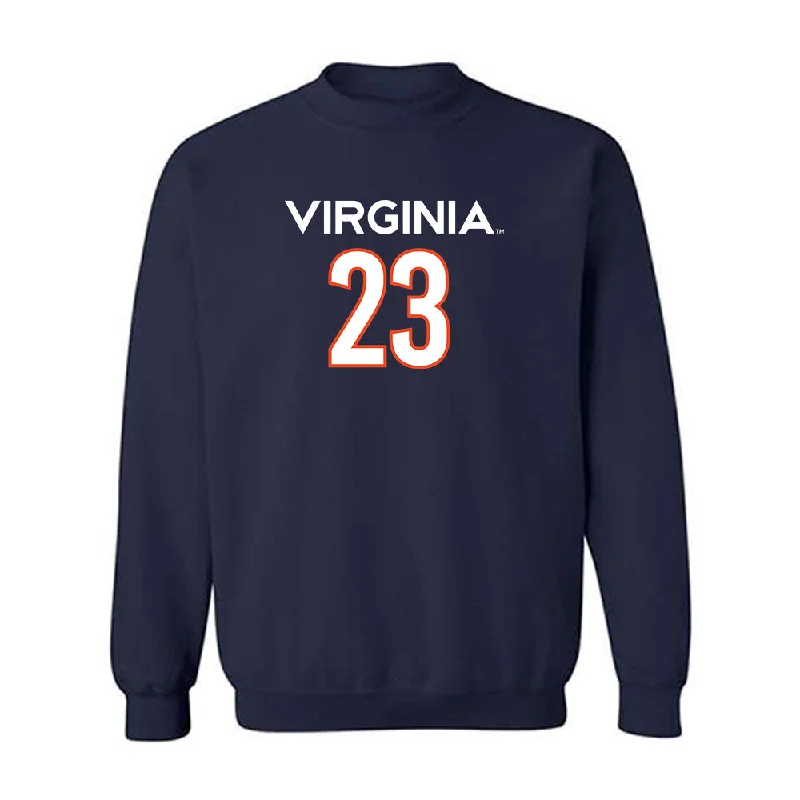 Virginia - NCAA Women's Basketball : Payton Dunbar - Replica Shersey Crewneck Sweatshirt Cotton Hoodie Fleece Lining Warmth Virginia - NCAA Women's Basketball : Payton Dunbar - Replica Shersey Crewneck Sweatshirt Cotton Hoodie Fleece Lining Warmth