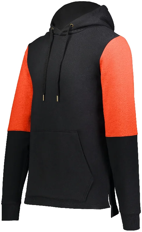 BLACK/ORANGE HEATHER