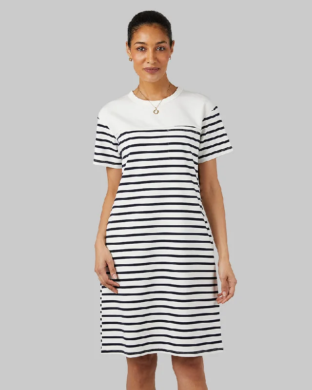 WOMEN'S LUXE KNIT POCKET DRESS Turtleneck Neckline Stylish