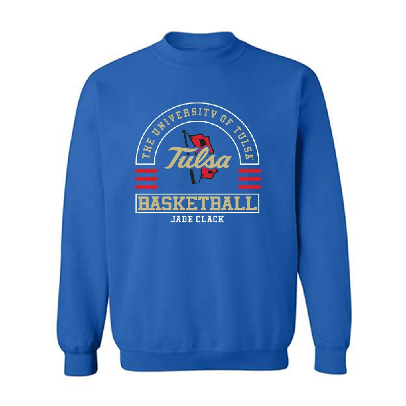 Tulsa - NCAA Women's Basketball : Jade Clack - Classic Fashion Shersey Crewneck Sweatshirt Hoodie with Reflective Safety Nightwear