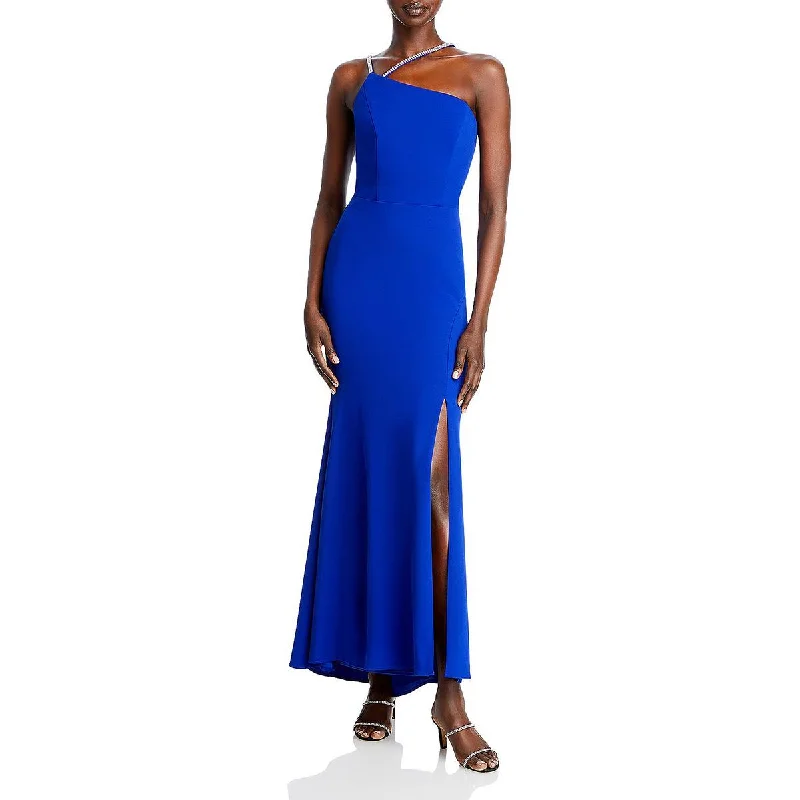 Aqua Womens Scuba Asymmetric Evening Dress Tunics Ceremony elegant