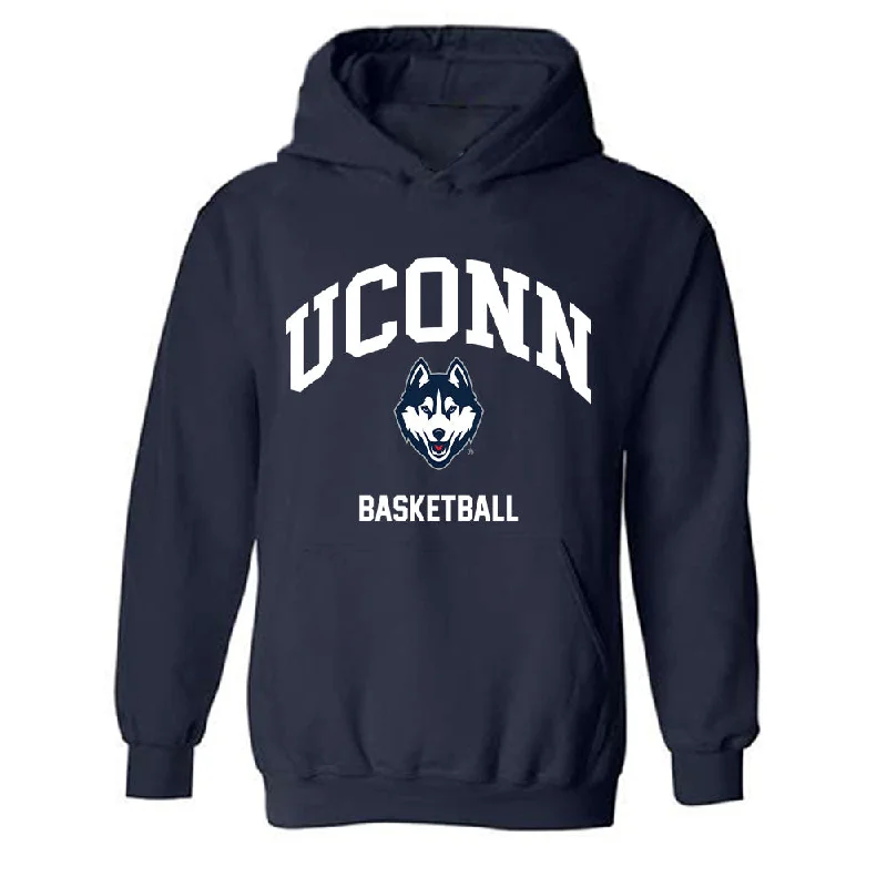 UConn - NCAA Women's Basketball : Sarah Strong - Classic Shersey Hooded Sweatshirt Hoodie with Cropped Fit Short Trendy