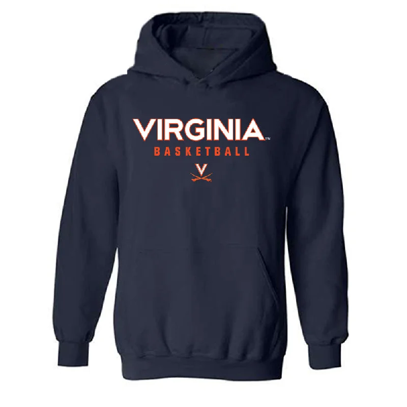 Virginia - NCAA Women's Basketball : Payton Dunbar - Hooded Sweatshirt Hoodie with Hem Raw Edge Edgy Unfinished Virginia - NCAA Women's Basketball : Payton Dunbar - Hooded Sweatshirt Hoodie with Hem Raw Edge Edgy Unfinished