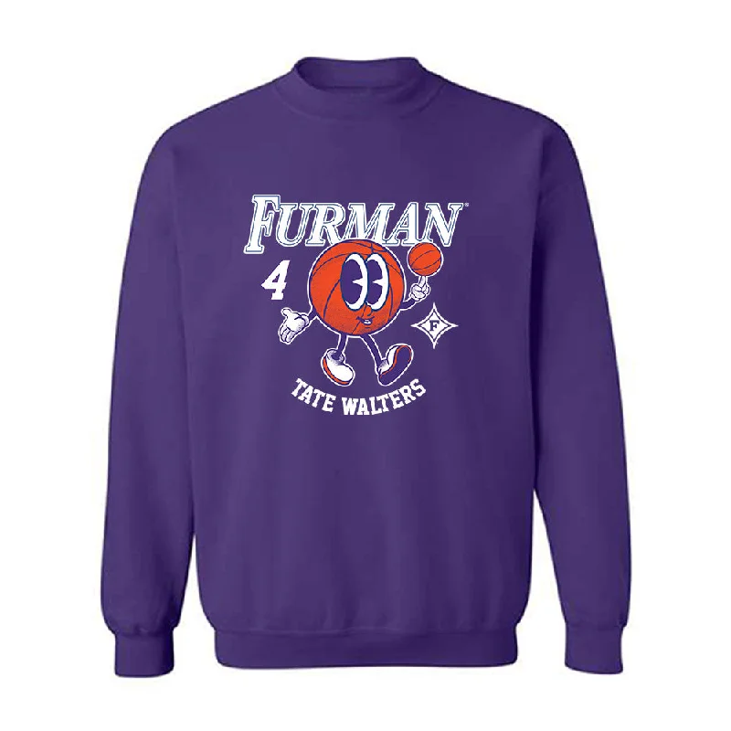 Furman - NCAA Women's Basketball : Tate Walters - Fashion Shersey Crewneck Sweatshirt Hoodie with Cuffed Sleeves Snug Secure