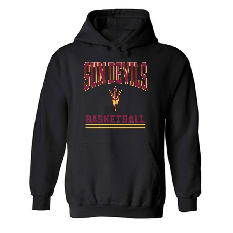Arizona State - NCAA Women's Basketball : Jyah LoVett - Classic Fashion Shersey Hooded Sweatshirt Hoodie with Relaxed Fit Easy Casual