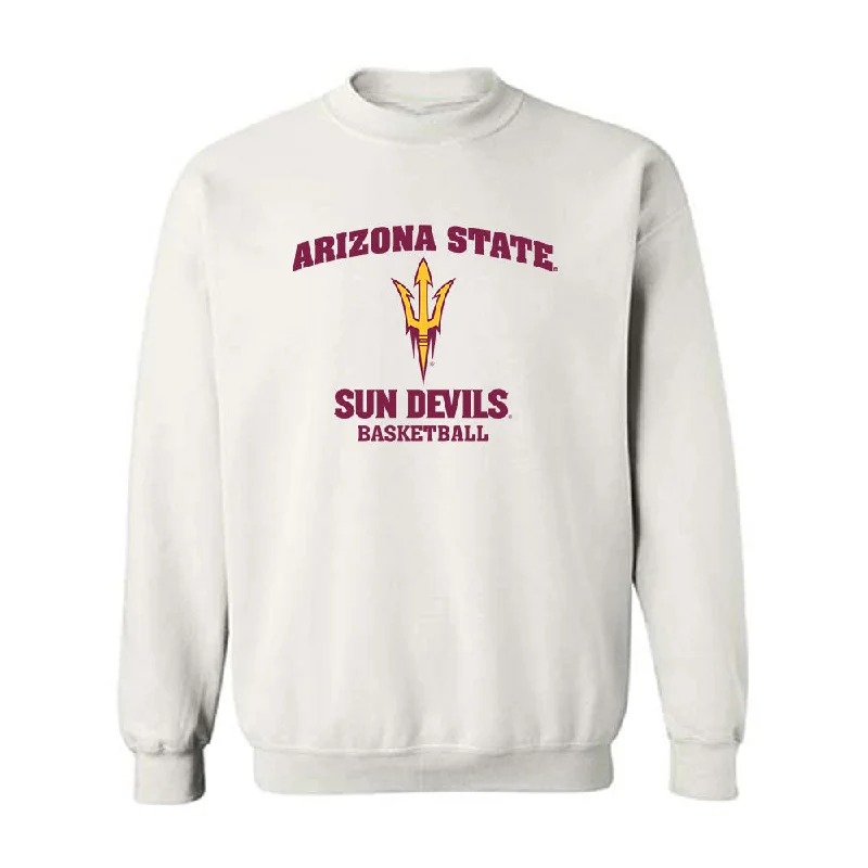 Arizona State - NCAA Women's Basketball : Jyah LoVett - Sports Shersey Crewneck Sweatshirt Hoodie with Color Block Contrast Stylish