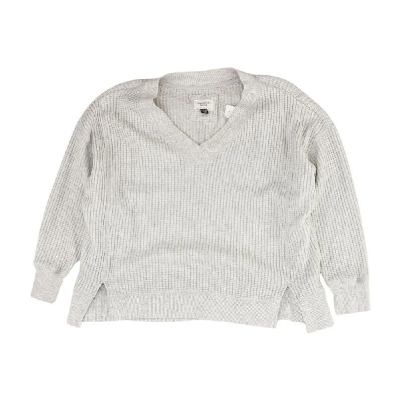 Gray Solid Sweatshirt Hoodie with Longline Fit Extended Stylish