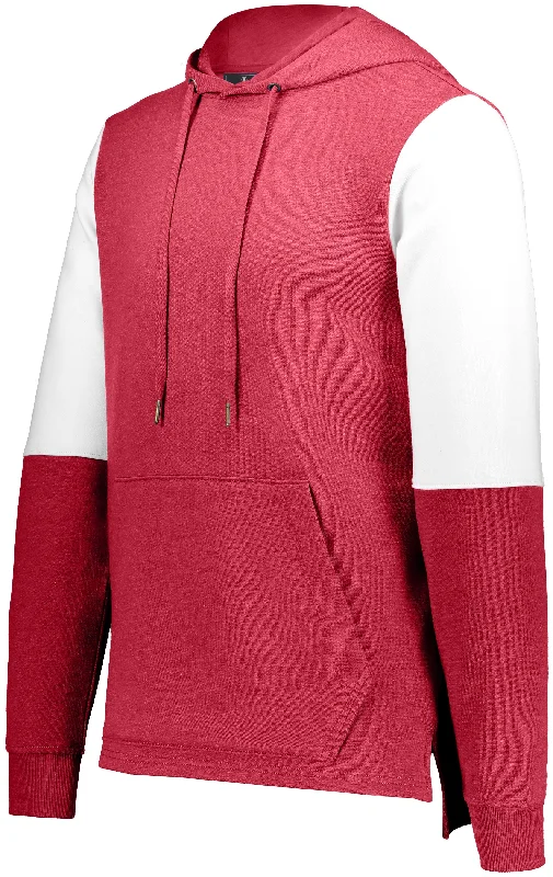 SCARLET HEATHER/WHITE