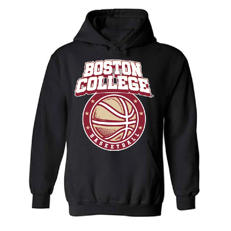Boston College - NCAA Women's Basketball : Athena Tomlinson - Sports Shersey Hooded Sweatshirt Hoodie with Cropped Fit Short Trendy