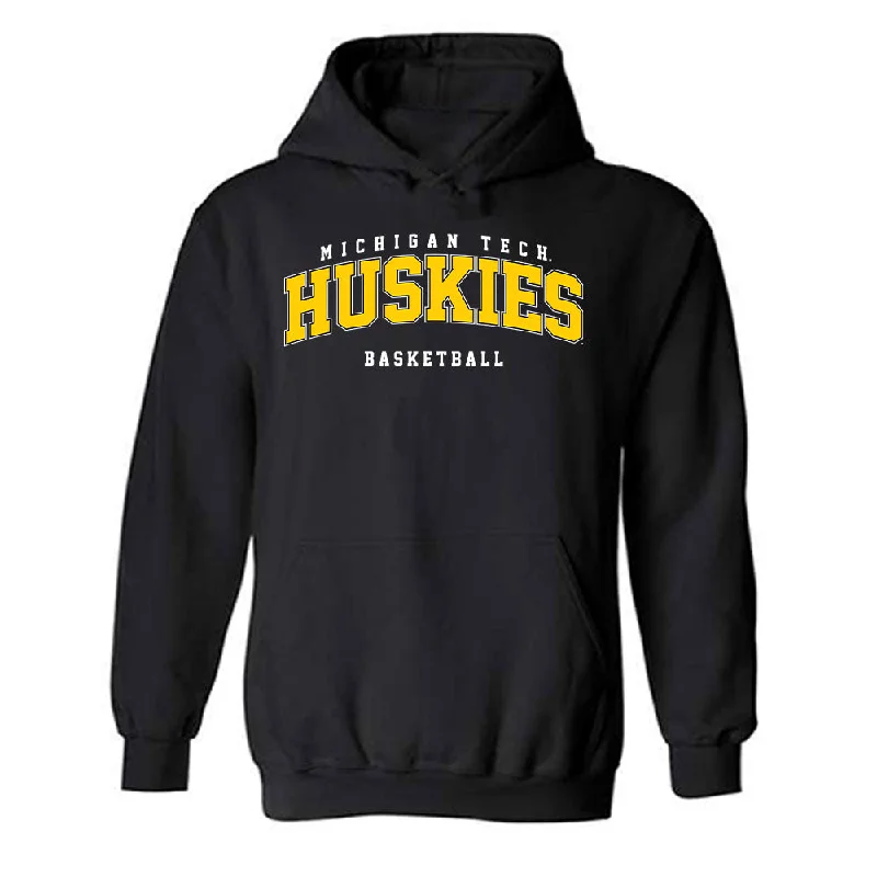 Michigan Tech - NCAA Women's Basketball : Alyssa Wypych - Classic Shersey Hooded Sweatshirt Zip Hoodie Drawstring Kangaroo Pocket