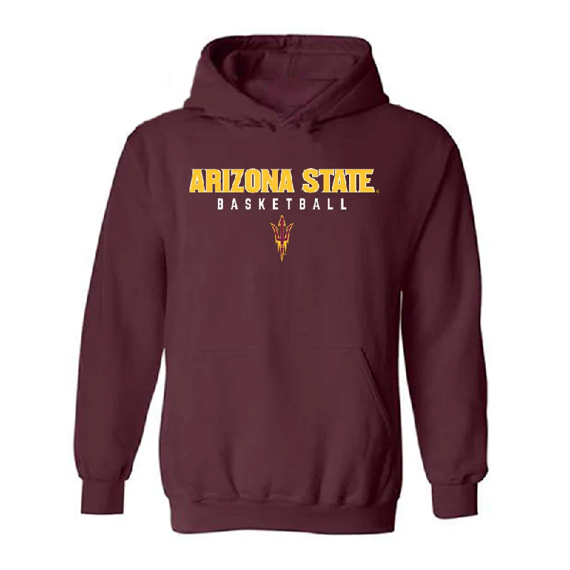 Arizona State - NCAA Women's Basketball : Jyah LoVett - Classic Shersey Hooded Sweatshirt Hoodie with Drop Shoulder Relaxed Streetwear